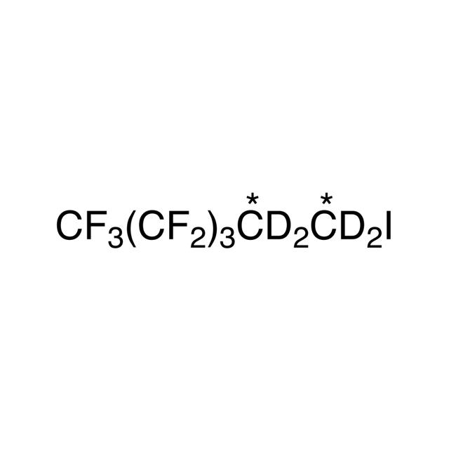 1H,1H,2H,2H-Perfluorohexyl iodide (4:2 FTI) (1,2-13C2, 99%; 1,1,2,2-D4, 98%) 50 µg/mL in acetonitrile