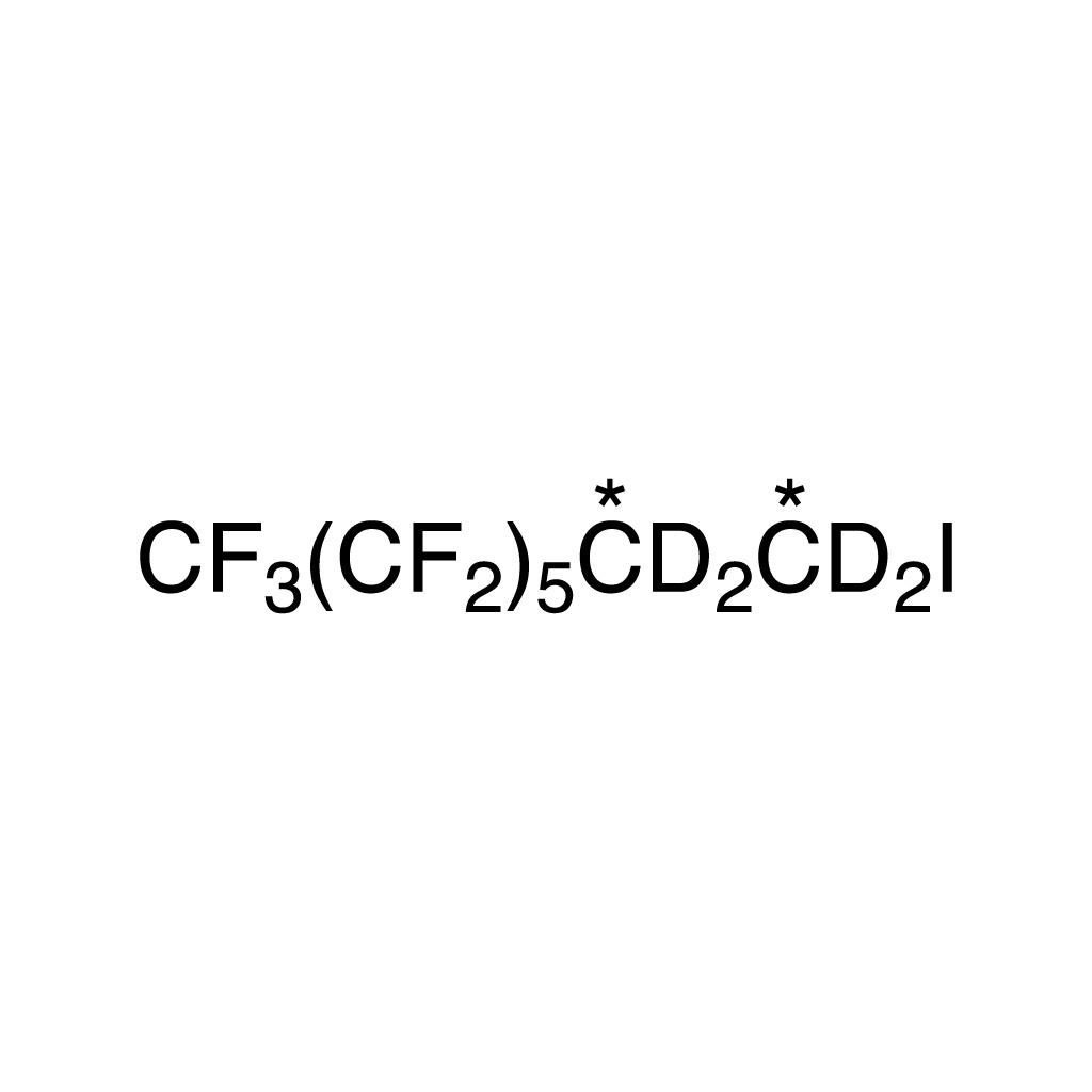 1H,1H,2H,2H-Perfluorooctyl iodide (6:2 FTI) (1,2-13C2, 99%; 1,1,2,2-D4, 98%) 50 Âµg/mL in acetonitrile