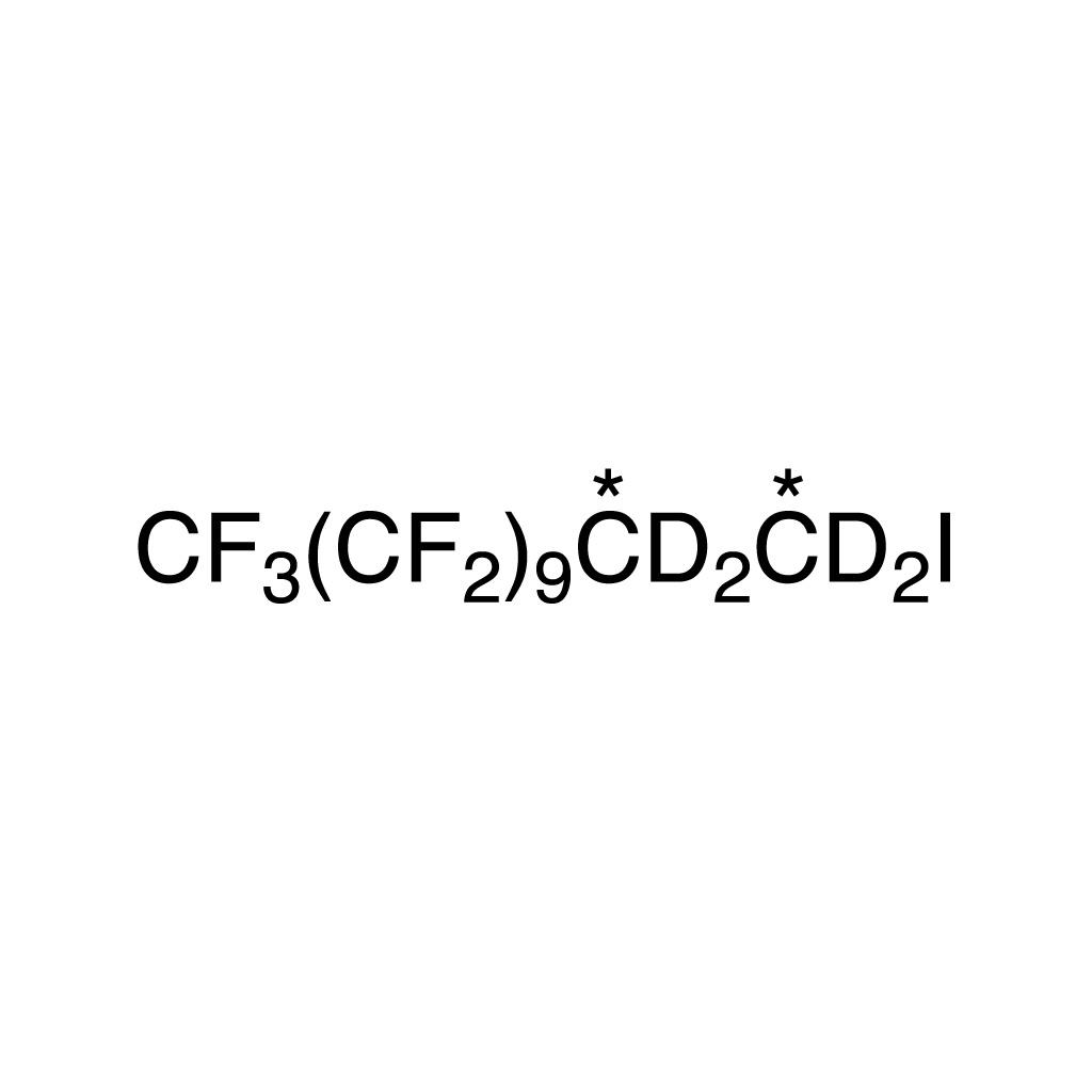 1H,1H,2H,2H-Perfluorododecyl iodide (10:2 FTI) (1,2-13C2, 99%; 1,1,2,2-D4, 98%) 50 Âµg/mL in acetonitrile
