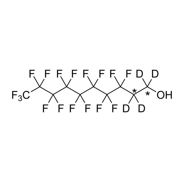 1𝐻,1𝐻,2𝐻,2𝐻-Perfluoro-1-decanol (8:2 FTOH) (1,2-13C2, 99%; 1,1,2,2-D4, 98%) 50 µg/mL in methanol