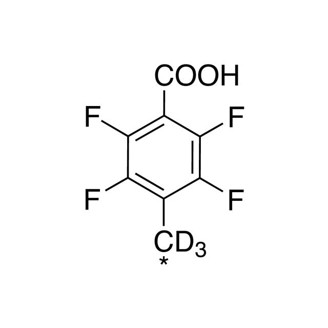 2,3,5,6-Tetrafluoro-4-methylbenzoic acid (methyl-13C, 99%; methyl-D3, 98%) 100 µg/mL in MTBE