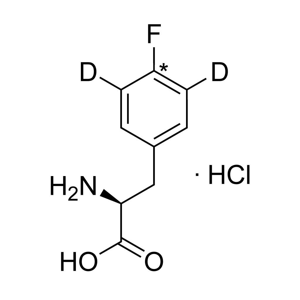 4-Fluoro-L-phenylalanineÂ·HCl (ring-4-13C, 98%; 3,5-D2, 98%) CP 95%