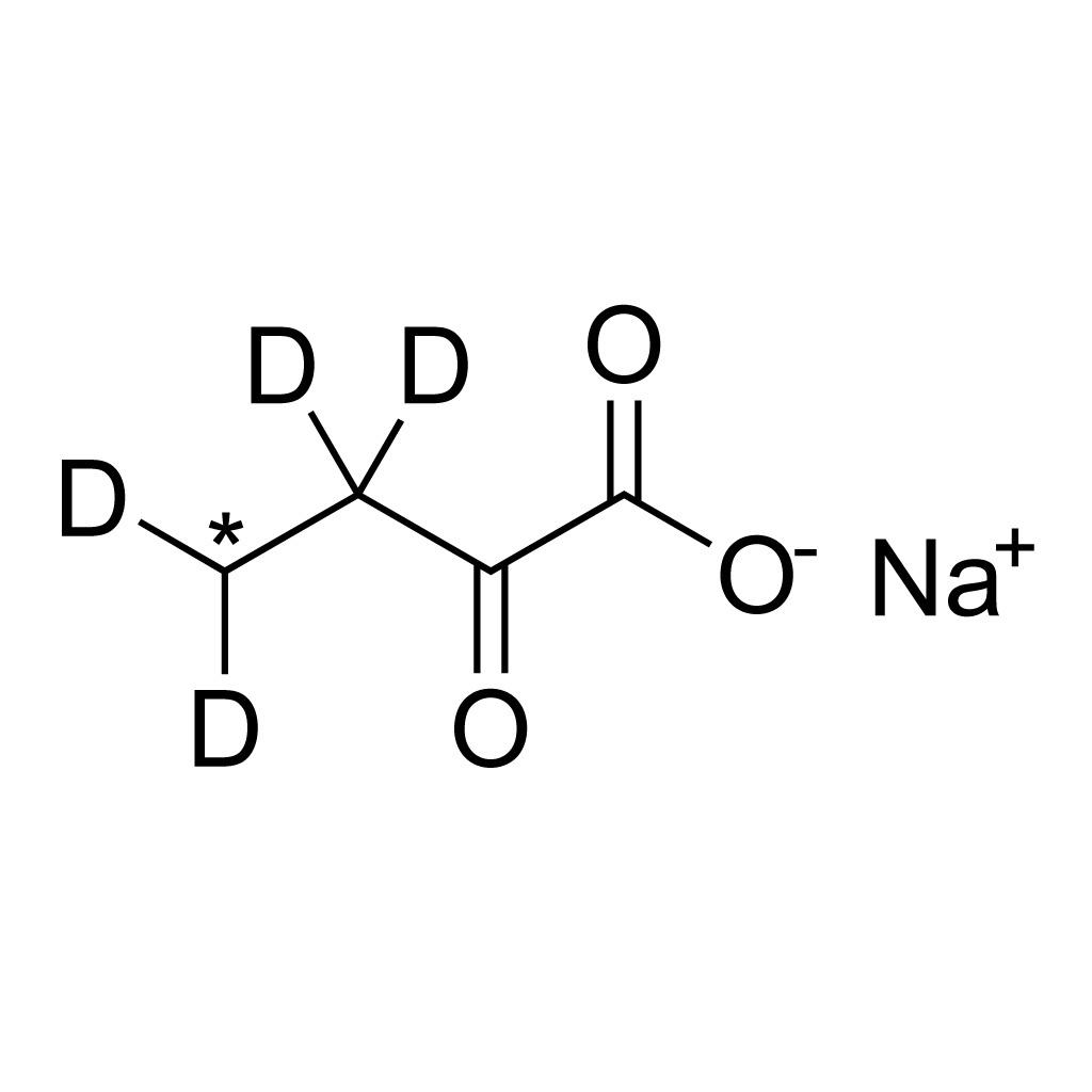 a-Ketobutyric acid, sodium salt (4-13C, 99%; 3,3,4,4-D4, 98%)