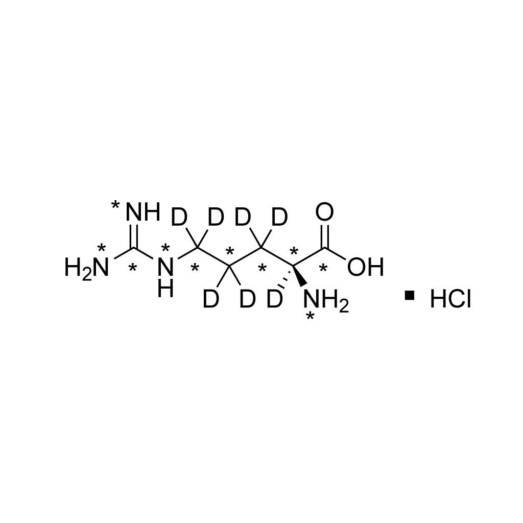L-ArginineÂ·HCl (13C6, 97%; D7, 97%; 15N4, 97%)