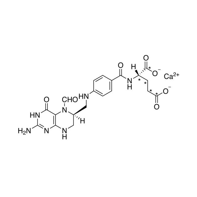 (6ð‘†)-5-Formyltetrahydrofolic acid, calcium salt (glutamic acid-13C5, 90%) CP 97%