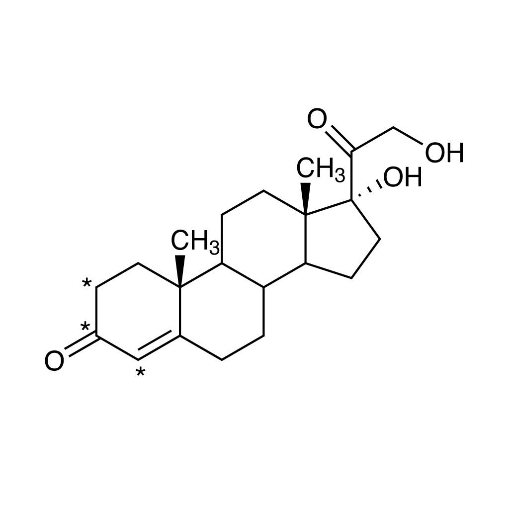 11-Deoxycortisol (2,3,4-13C3, 99%) CP 97% (100 Âµg/mL in methanol)