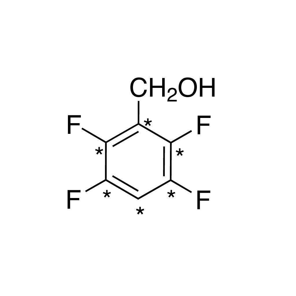 2,3,5,6-Tetrafluorobenzyl alcohol (ring-13C6, 99%) 100 Âµg/mL in acetonitrile