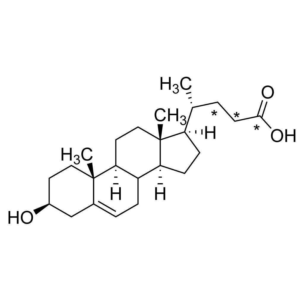 3b-Hydroxy-5-cholenoic acid (22,23,24-13C3, 98%) CP 97%