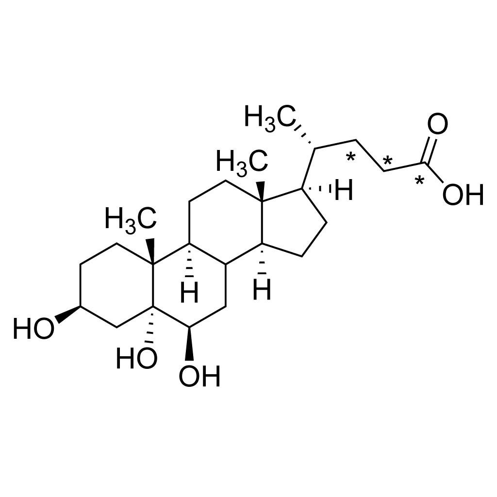3b,5a,6b-Trihydroxycholanic acid (22,23,24-13C3, 98%)