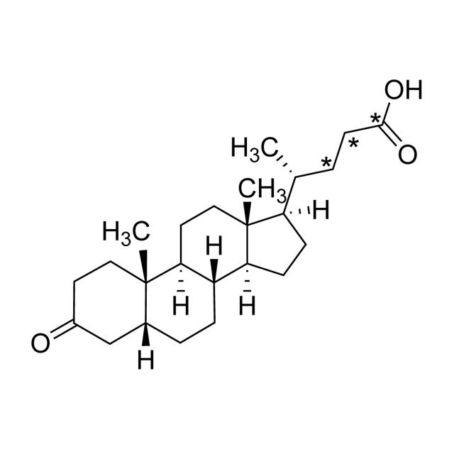 3-Oxolithocholic acid (22,23,24-13C3, 98%) CP 97%