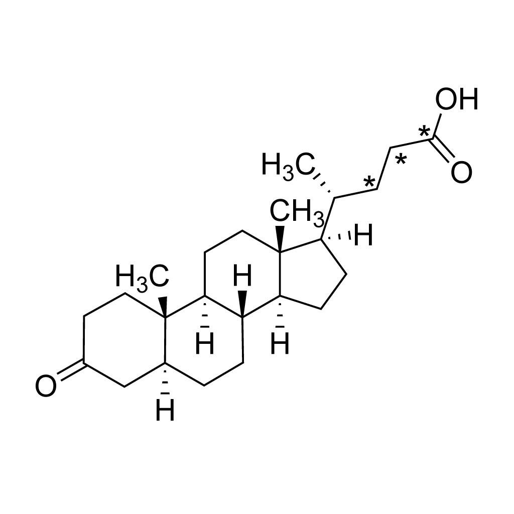 3-Oxoallolithocholic acid (22,23,24-13C3, 98%) CP 97%