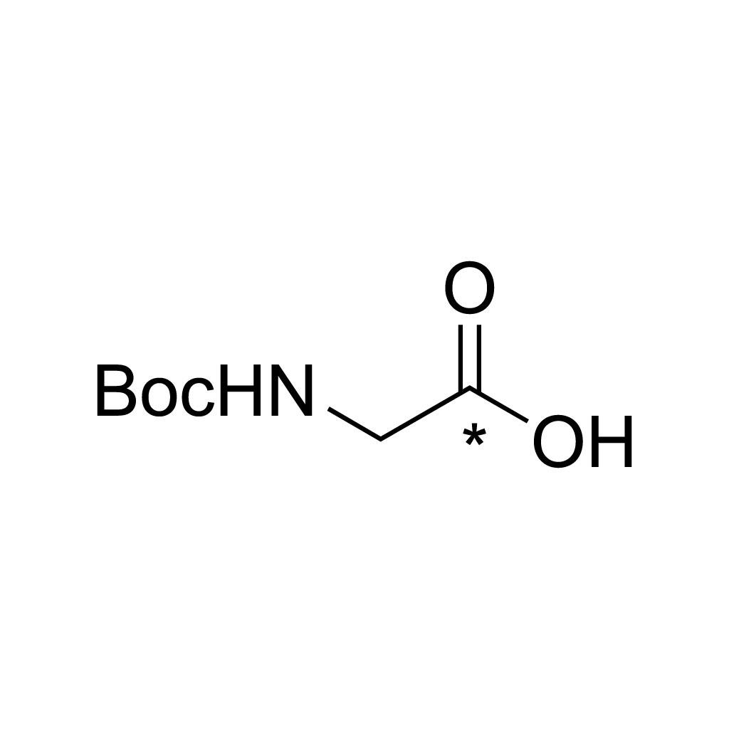 Glycine-𝑁-𝑡-Boc (1-13C, 99%)