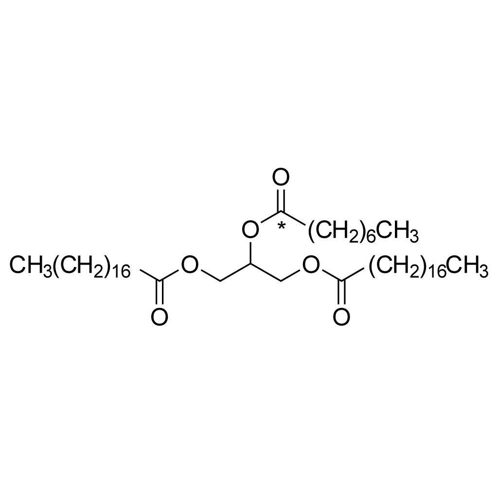 2-Octanoyl-1,3-distearin (octanoic-1-13C, 99%) microbiological/pyrogen tested