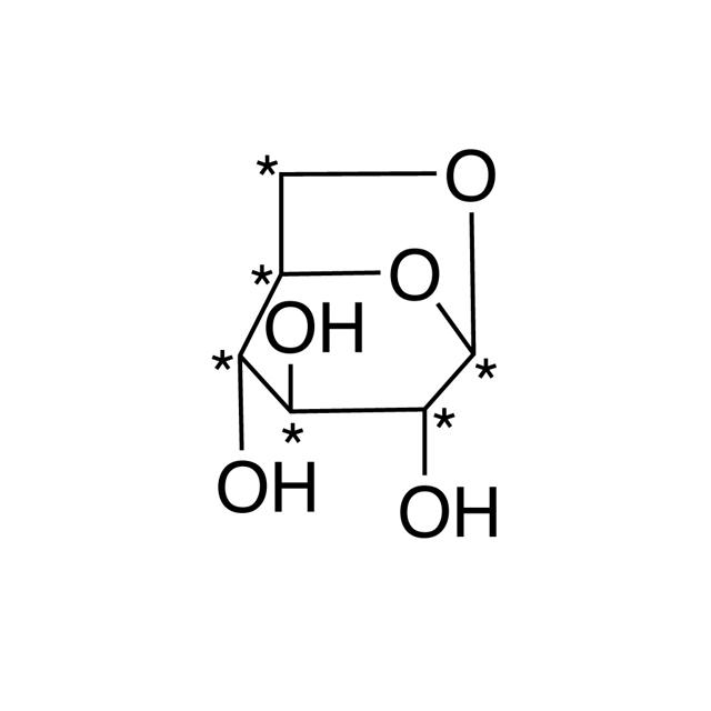 1,6-Anhydro-b-D-glucose (levoglucosan) (U-13C6, 98%) 100 µg/mL in DMSO