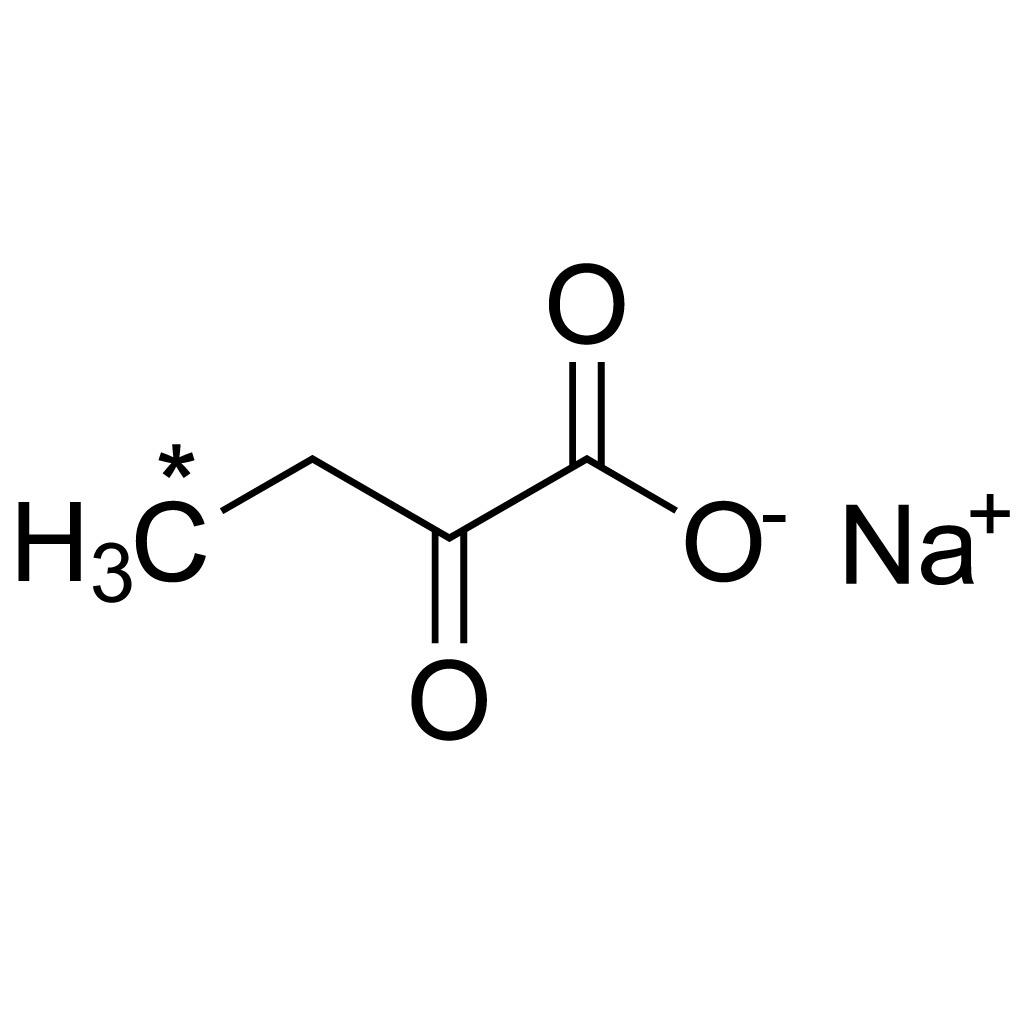 a-Ketobutyric acid, sodium salt (methyl-13C, 99%)