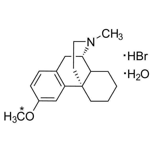 Dextromethorphan:HBr·H2O (𝑂-methyl-13C, 98%) CTM grade