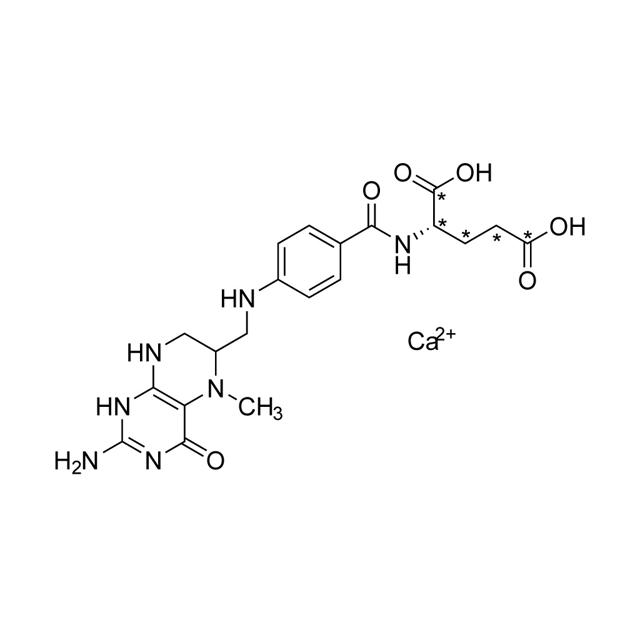 5-Methyltetrahydrofolic acid (prefolic A), calcium salt (glutamic acid-13C5, 98%) CP 95%