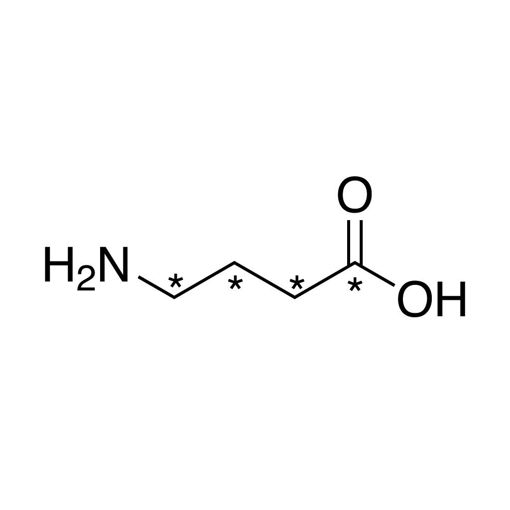 4-Aminobutyric acid (13C4, 97%)