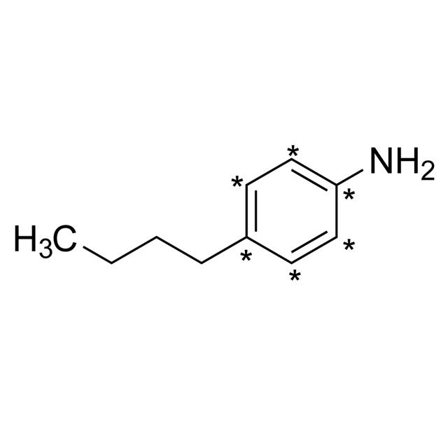 4-𝑁-Butylaniline (ring-13C6, 99%)