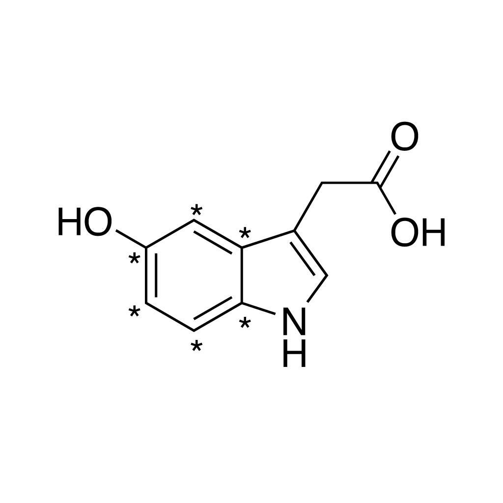 5-Hydroxyindole-3-acetic acid (3a,4,5,6,7,7a-13C6, 98%)