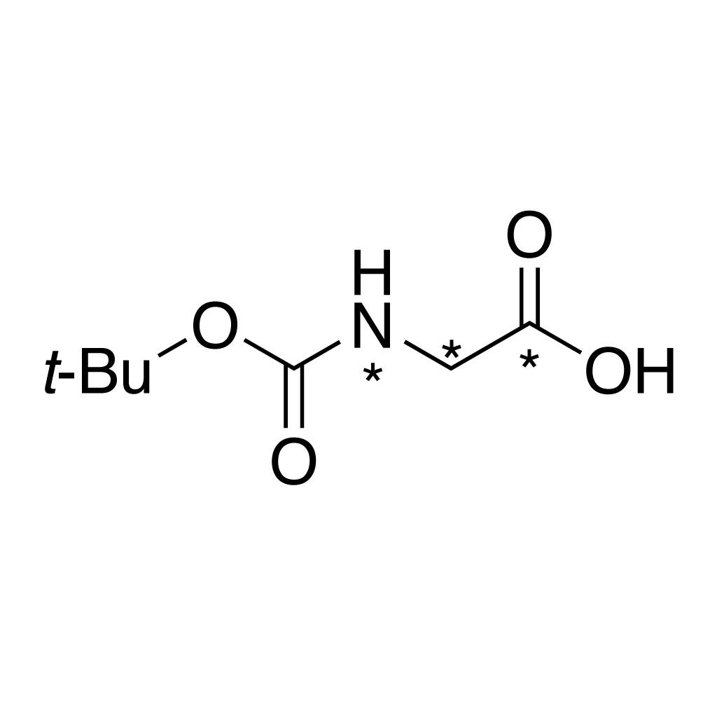 Glycine-𝑁-𝑡-Boc (13C2, 97%; 15N, 97%)