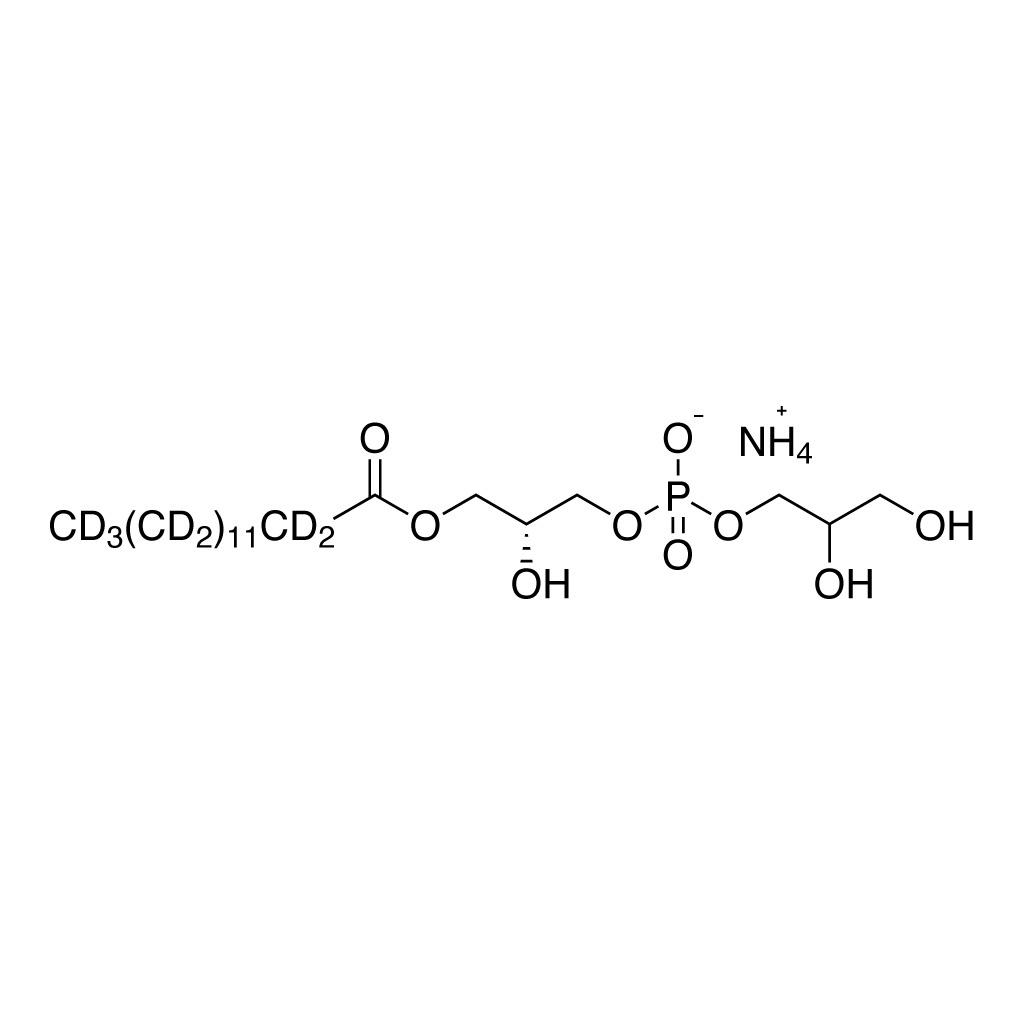 1-Myristoyl-2-lyso-Sð‘-glycero-3-phosphoglycerol NH4+ (myristoyl-D27, 97%; 50-60% on a carbon)