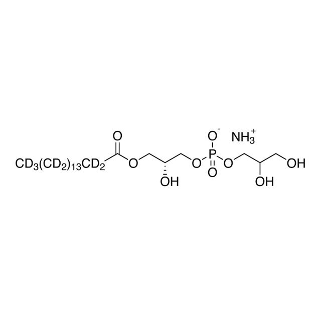1-Palmitoyl-2-lyso-S𝑁-glycero-3-phosphoglycerol NH4+ (palmitoyl-D31, 97%; 50-60% on a carbon)