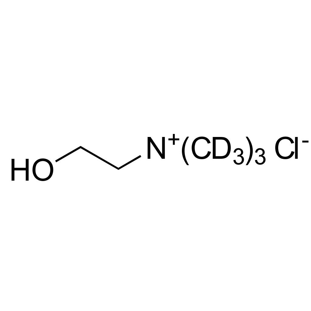 Choline chloride (trimethyl-D9, 98%)
